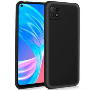 Funda COOL Silicona para Oppo A73 5G (Negro) - Imagen 1