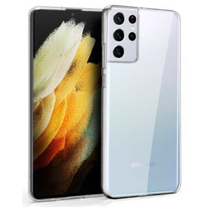 Funda COOL Silicona para Samsung G998 Galaxy S21 Ultra (Transparente) - Imagen 1