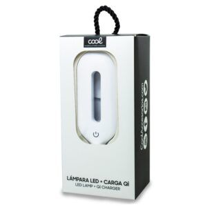 Lámpara LED + Base Carga Inalámbrica Qi COOL Blanco - Imagen 3