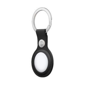 Llavero Protector COOL Compatible con AirTag Polipiel Negro - Imagen 3