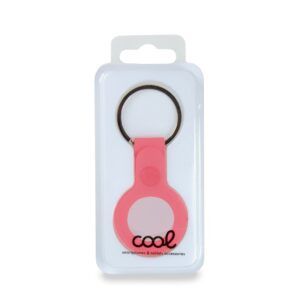 Llavero Protector COOL Compatible con AirTag Silicona Rosa - Imagen 3