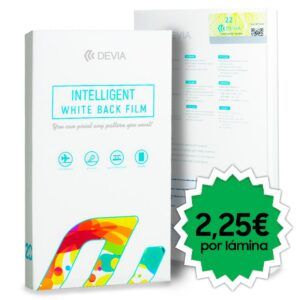Protector Vinilo Devia Parte Trasera Personalización (Pack 20 uds) - Imagen 1