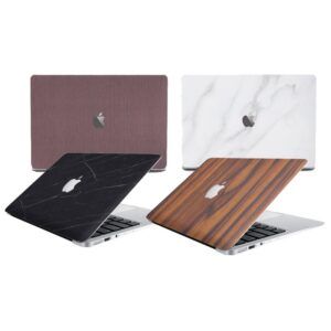 Protector Vinilo Trasero Colorful Devia Portátil 15 pulg Madera Turquesa - Imagen 3
