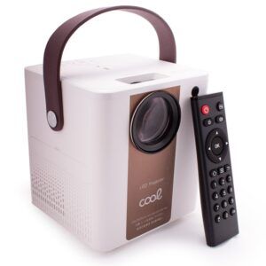 Proyector Compacto COOL Rainbow 3000 Lúmenes Altavoz Integrado + HDMI/SD/USB + Wifi Mirror (Blanco) - Imagen 3