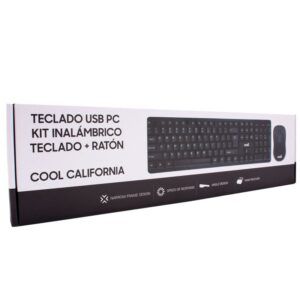 Teclado Español USB PC Kit Inalámbrico + Ratón COOL California - Imagen 3