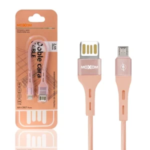 Cable Doble Cara Moxom MX-CB07 de Carga Rápida 2.4A - Micro USB 4 Colores - Imagen 3