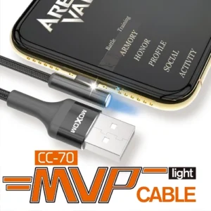 Cable Game Moxom CC-70 con Luz LED 2.4A - Micro USB 2 Colores - Imagen 5