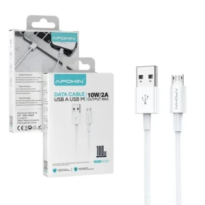 Cable USB-A a Micro USB 1 Metro Blanco 72193 - Imagen 1