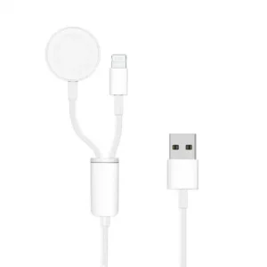 Cargador 2en1 Inalambrico iWatch y Conector Lightning - Imagen 2