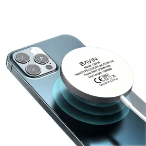 Cargador de carga Rapida inalambrica Magnetica MagSafe Apokin 15W Ultra delgado - Imagen 3