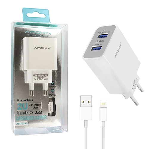 cargador-red-entrada-doble-usb-a-24a-cable-lightning-apokin-blanco.webp