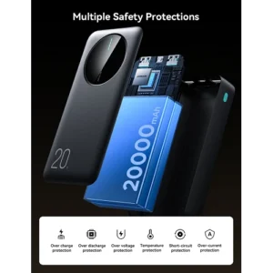 Joyroom Power Bank 20.000mAh JR-PBF14 2.4A LED Negro - Imagen 6
