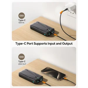Joyroom Power Bank 20.000mAh JR-PBF16 2.4A LED Negro - Imagen 5