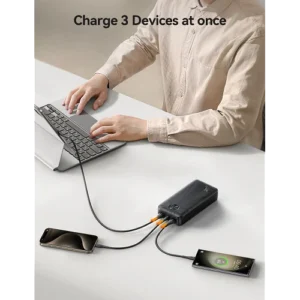 Joyroom Power Bank 20.000mAh JR-PBF16 2.4A LED Negro - Imagen 8
