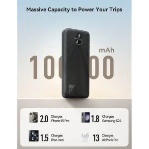 Joyroom Power Bank 22,5 W y 10 000 mAh JR-PBF15 Negro - Imagen 4