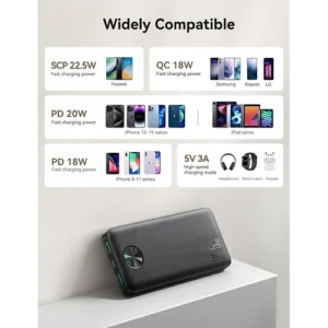 Joyroom Power Bank 22,5 W y 10 000 mAh JR-PBF15 Negro - Imagen 6