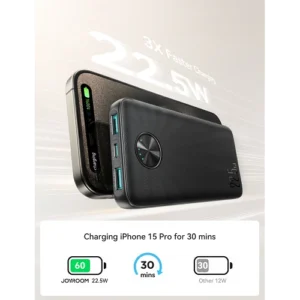 Joyroom Power Bank 22,5 W y 10 000 mAh JR-PBF15 Negro - Imagen 8