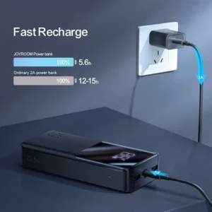Joyroom Power Bank 22.5W 20.000mAh JR-QP192 LED Negro - Imagen 4