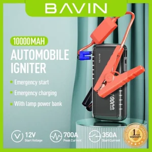 Power Bank Con Bateria Arrancadora de Coche Emergencia 10.000mha PC1015S Bavin - Imagen 1