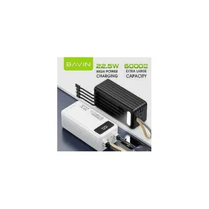 Power Bank PC033s con Lampara 60.000Mha 6 Salidas 22.5W 2-Colores - Imagen 3