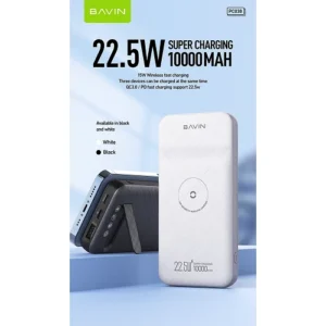 Power Bank PC038 Inalámbrico 10.000Mha 22.5W 2-Colores - Imagen 4