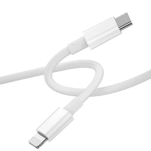 Wiwu Cable Tipo-C a Lightning C008 Classic 30W 1.2M Blanco - Imagen 4
