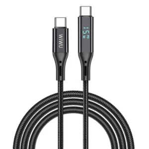 Wiwu Cable Tipo-C a Lightning C020 30W Thor 1.2M Negro - Imagen 3