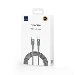 Wiwu Cable Tipo-C a Tipo-C C017 100W Concise 2M Negro - Imagen 5