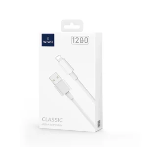 Wiwu Cable Usb-A a Tipo-C C007 Classic 1.2M Blanco - Imagen 4