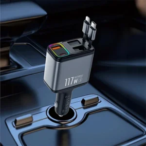 Wiwu Cargador 117W Coche con Cable Extendido - Imagen 4