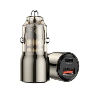 WIWU Cargador Coche Doble 95W PD+QC QC012 - Imagen 3