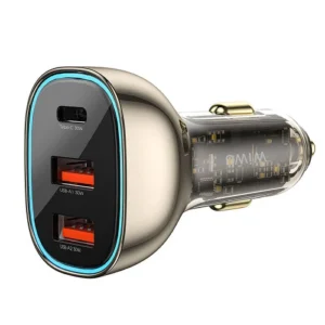 WIWU Cargador Coche Triple 90W PD+QC QC013 - Imagen 3